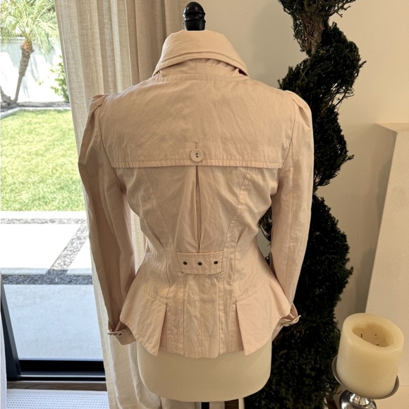 BCBG Ruffle Jacket - Petal Pink Size M - Picture 5 of 12